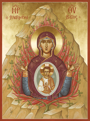 Theotokos, the burning bush